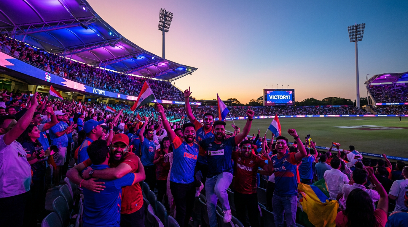 Leaderboard celebration